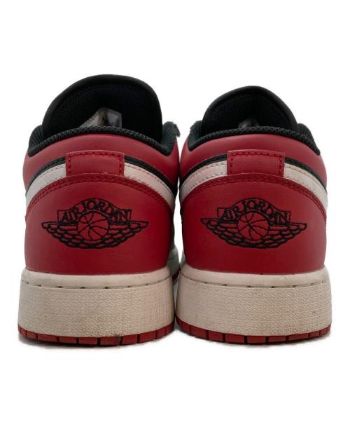 NIKE（ナイキ）NIKE (ナイキ) エア ジョーダン 1 ロー ブラック×レッド サイズ:24.5の古着・服飾アイテム