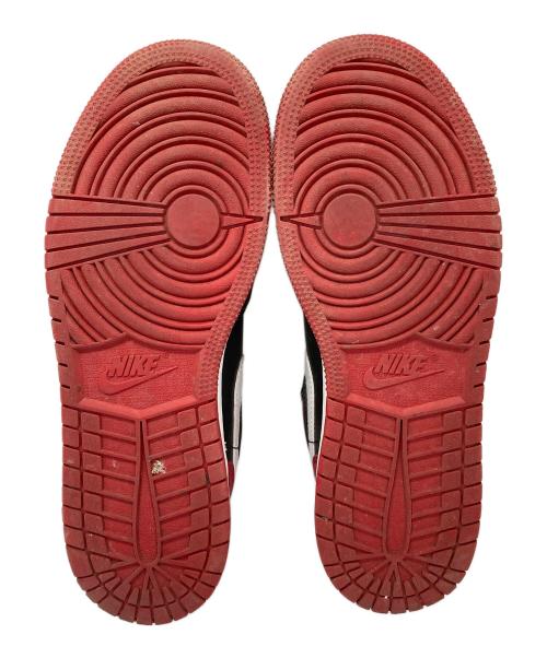 NIKE（ナイキ）NIKE (ナイキ) エア ジョーダン 1 ロー ブラック×レッド サイズ:24.5の古着・服飾アイテム