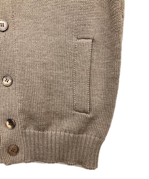 Zanone（ザノーネ）Zanone (ザノーネ) WOOL CARDIGAN ブラウン サイズ:46の古着・服飾アイテム