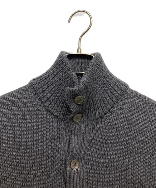 Zanone（ザノーネ）Zanone (ザノーネ) ウールカーディガン グレー サイズ:46の古着・服飾アイテム