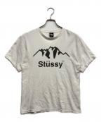 stussyステューシー）の古着「プリントTシャツ」｜ホワイト