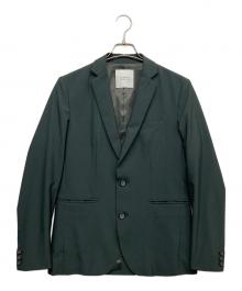 STUDIOUS（ステュディオス）の古着「パフォームスリムテーラードジャケット」｜グリーン