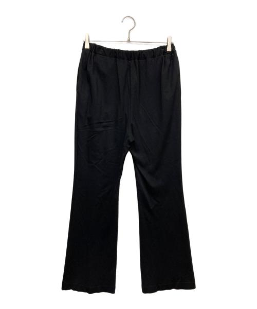 INDIVI（インディヴィ）INDIVI (インディヴィ) ウエストゴムタックテーパードパンツ ブラック サイズ:Lの古着・服飾アイテム