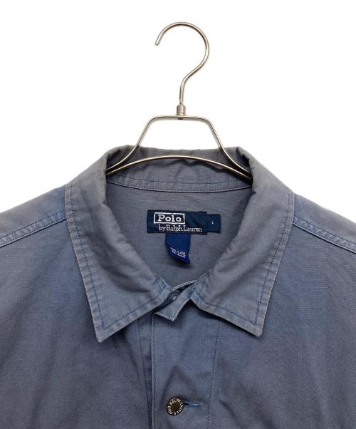 POLO RALPH LAUREN（ポロ・ラルフローレン）POLO RALPH LAUREN (ポロ・ラルフローレン) 101-J型トラッカージャケット ブルー サイズ:Lの古着・服飾アイテム
