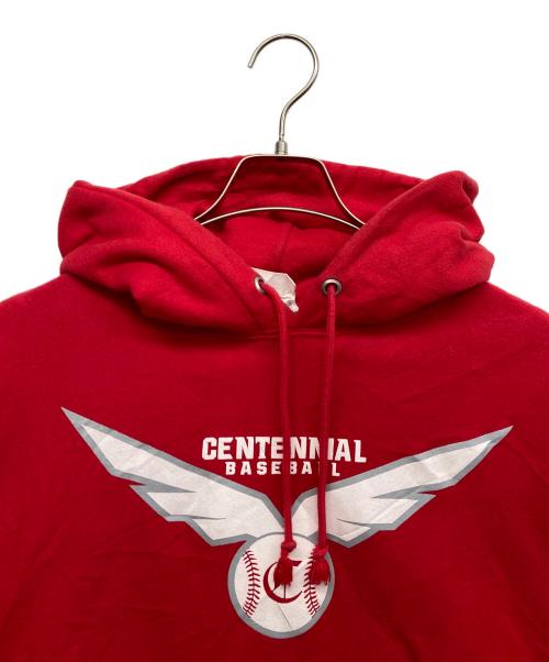 Champion（チャンピオン）Champion (チャンピオン) リバースウィーブパーカー レッド サイズ:Lの古着・服飾アイテム