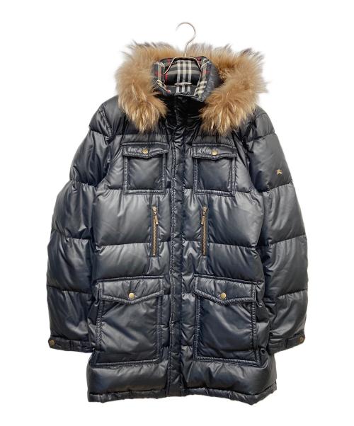 BURBERRY BLACK LABEL（バーバリーブラックレーベル）BURBERRY BLACK LABEL (バーバリーブラックレーベル) ダウンジャケット ブラック サイズ:LLの古着・服飾アイテム