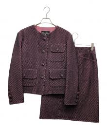 CHANEL（シャネル）の古着「ツイードセットアップ」｜ピンク