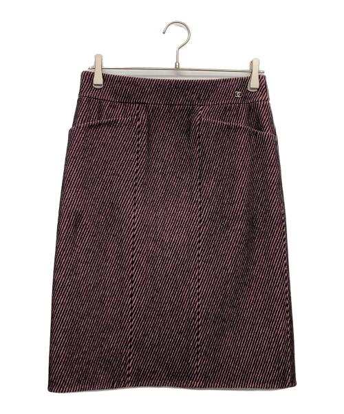 CHANEL（シャネル）CHANEL (シャネル) ツイードセットアップ ピンク サイズ:36の古着・服飾アイテム