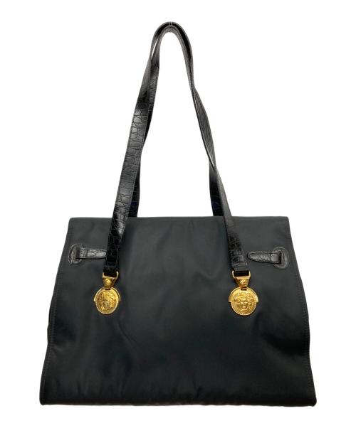 GIANNI VERSACE（ジャンニ・ヴェルサーチ）GIANNI VERSACE (ジャンニ・ヴェルサーチ) トートバッグ ブラックの古着・服飾アイテム