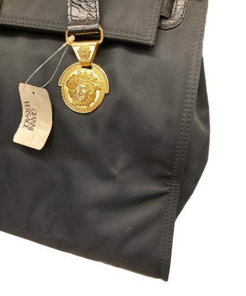 GIANNI VERSACE（ジャンニ・ヴェルサーチ）GIANNI VERSACE (ジャンニ・ヴェルサーチ) トートバッグ ブラックの古着・服飾アイテム