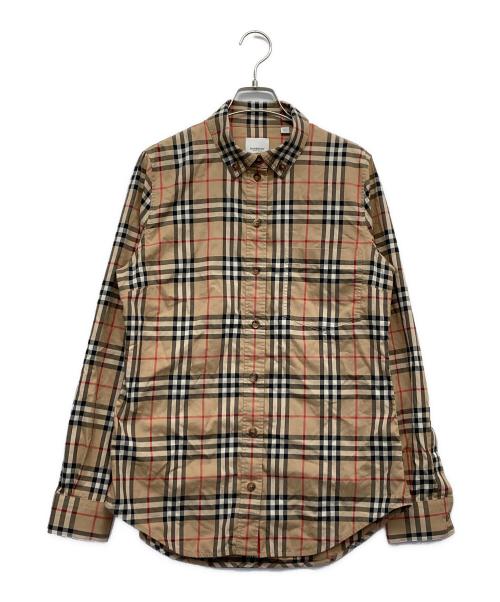 BURBERRY（バーバリー）BURBERRY (バーバリー) ノヴァチェックシャツ ブラウン サイズ:42の古着・服飾アイテム