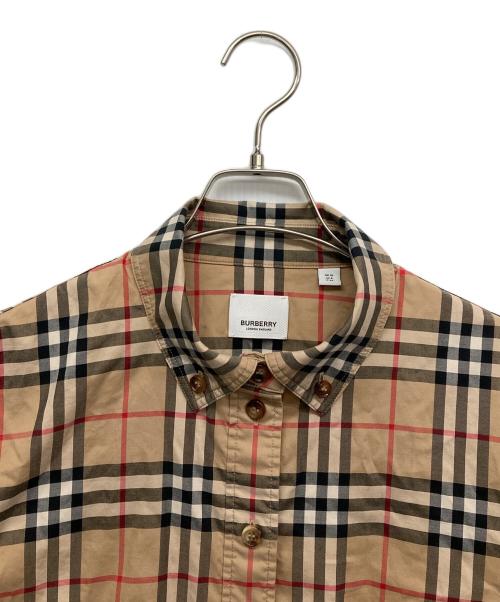 BURBERRY（バーバリー）BURBERRY (バーバリー) ノヴァチェックシャツ ブラウン サイズ:42の古着・服飾アイテム
