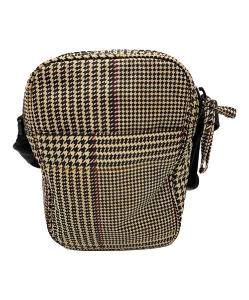 LAUREN RALPH LAUREN（ローレンラルフローレン）LAUREN RALPH LAUREN (ローレンラルフローレン) 千鳥柄ショルダーバッグ ブラウンの古着・服飾アイテム