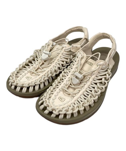 KEEN（キーン）KEEN (キーン) ユニークサンダル ホワイト サイズ:25の古着・服飾アイテム