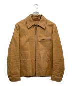 Timberlandティンバーランド）の古着「カウレザージャケット」｜ベージュ