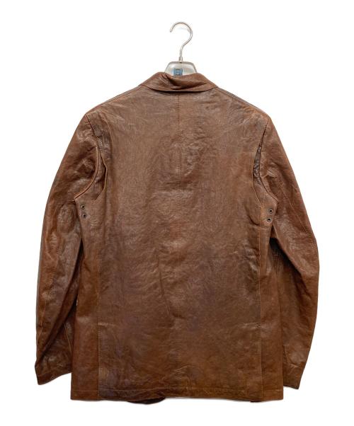 Timberland（ティンバーランド）Timberland (ティンバーランド) ラムレザージャケット ブラウン サイズ:Mの古着・服飾アイテム