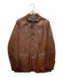 Timberland（ティンバーランド）の古着「ラムレザージャケット」｜ブラウン