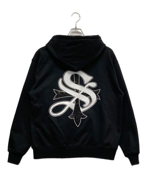 SUPPLIER（サプライヤー）SUPPLIER (サプライヤー) ジップパーカー ブラック サイズ:Sの古着・服飾アイテム