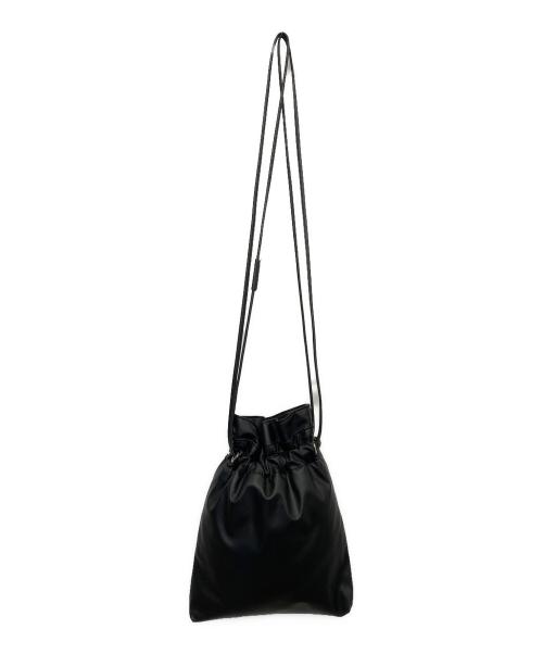 beautiful people（ビューティフルピープル）beautiful people (ビューティフルピープル) フェイクレザーショルダーバッグ ブラックの古着・服飾アイテム