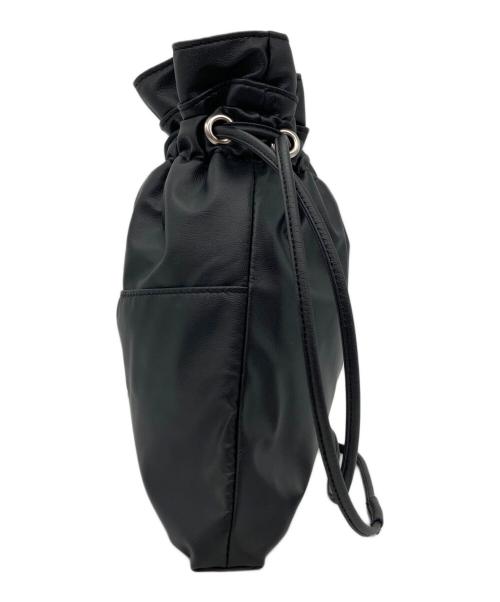 beautiful people（ビューティフルピープル）beautiful people (ビューティフルピープル) フェイクレザーショルダーバッグ ブラックの古着・服飾アイテム