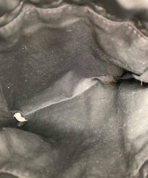 beautiful people（ビューティフルピープル）beautiful people (ビューティフルピープル) フェイクレザーショルダーバッグ ブラックの古着・服飾アイテム