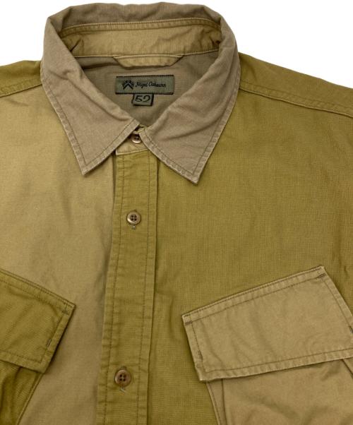 NIGEL CABOURN（ナイジェルケーボン）NIGEL CABOURN (ナイジェルケーボン) DESERT ARMY SHIRT ベージュ サイズ:52の古着・服飾アイテム
