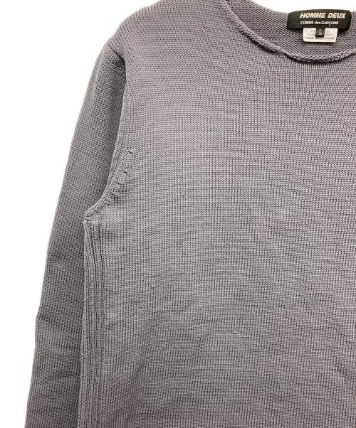 COMME des GARCONS HOMME DEUX（コムデギャルソン オム ドゥ）COMME des GARCONS HOMME DEUX (コムデギャルソン オム ドゥ) エステルジップニット グレー サイズ:Lの古着・服飾アイテム
