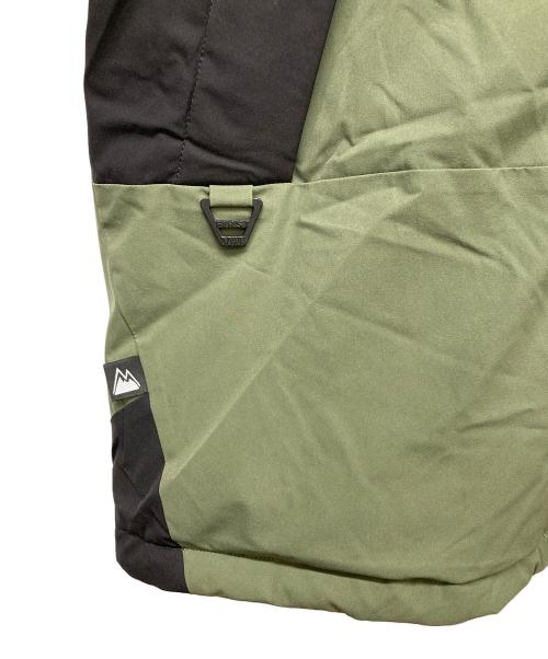 FIRST DOWN（ファーストダウン）FIRST DOWN (ファーストダウン) パネルショートダウンジャケット グリーン サイズ:LARGEの古着・服飾アイテム