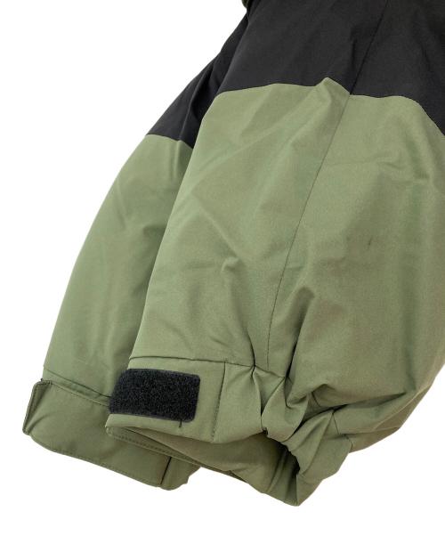 FIRST DOWN（ファーストダウン）FIRST DOWN (ファーストダウン) パネルショートダウンジャケット グリーン サイズ:LARGEの古着・服飾アイテム