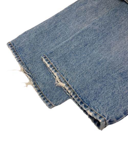 Maison Margiela（メゾンマルジェラ）Maison Margiela (メゾンマルジェラ) ウォッシュドコットン5ポケットフレアデニムパンツ インディゴ サイズ:30の古着・服飾アイテム