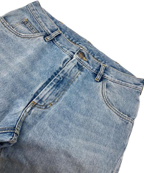 Maison Margiela（メゾンマルジェラ）Maison Margiela (メゾンマルジェラ) ウォッシュドコットン5ポケットフレアデニムパンツ インディゴ サイズ:30の古着・服飾アイテム