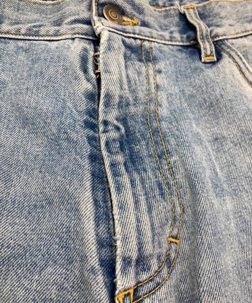 Maison Margiela（メゾンマルジェラ）Maison Margiela (メゾンマルジェラ) ウォッシュドコットン5ポケットフレアデニムパンツ インディゴ サイズ:30の古着・服飾アイテム