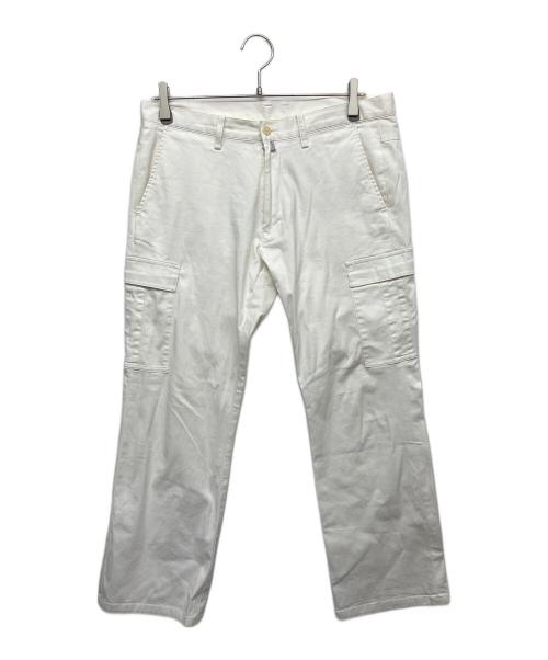 BURBERRY BLACK LABEL（バーバリーブラックレーベル）BURBERRY BLACK LABEL (バーバリーブラックレーベル) カーゴパンツ ホワイト サイズ:W33の古着・服飾アイテム