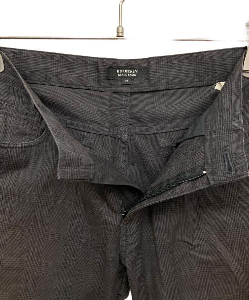 BURBERRY BLACK LABEL（バーバリーブラックレーベル）BURBERRY BLACK LABEL (バーバリーブラックレーベル) チェックパンツ ブラック サイズ:Ｗ31の古着・服飾アイテム