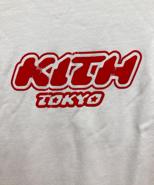 KITH（キス）KITH (キス) ロゴプリントTシャツ ホワイト サイズ:XSの古着・服飾アイテム