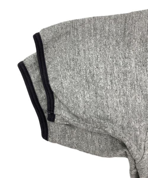 WAREHOUSE（ウエアハウス）WAREHOUSE (ウエアハウス) リンガーTシャツ グレー サイズ:LARGEの古着・服飾アイテム