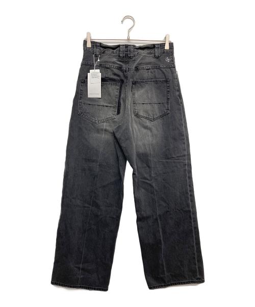 Adam et Rope（アダム エ ロペ）Adam et Rope (アダム エ ロペ) ワイドデニムパンツ ブラック サイズ:38 未使用品の古着・服飾アイテム