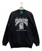 ASSASSYN JEANZアサシンジーンズ）の古着「クルーネックスウェット」｜ブラック