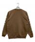 KRMDNM DESIGN (クライムデザイン) クルーネックスウェット ブラウン サイズ:L：5000円
