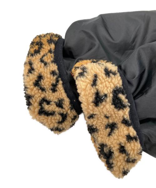 SUPREME（シュプリーム）Supreme (シュプリーム) LEOPARD FLEECE REVERSIBLE JACKET ブラウン×ブラック サイズ:Sの古着・服飾アイテム