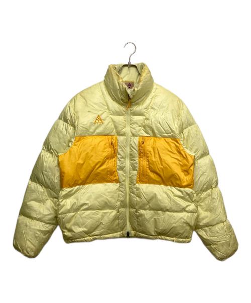 NIKE ACG（ナイキエーシージー）NIKE ACG (ナイキエーシージー) ダウンジャケット イエロー サイズ:Lの古着・服飾アイテム