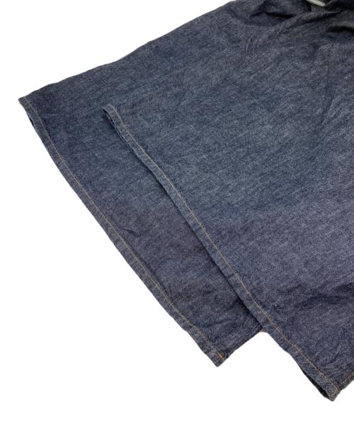 Munich（ミューニック）MUNICH (ミューニック) 6.5ozスラブデニムフレアサロペット インディゴ サイズ:Sの古着・服飾アイテム