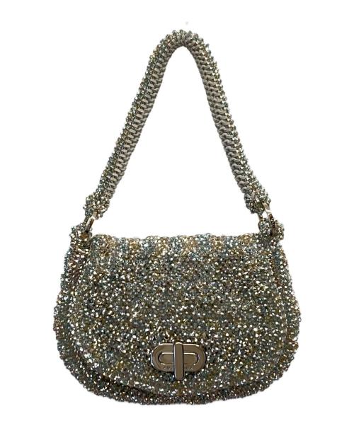 ANTEPRIMA（アンテプリマ）ANTEPRIMA (アンテプリマ) ワイヤーハンドバッグ ブルーの古着・服飾アイテム