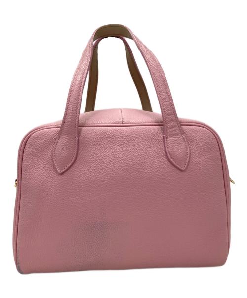 A.D.M.J.（エーディーエムジェイ）A.D.M.J. (エーディーエムジェイ) ハンドバッグ ピンクの古着・服飾アイテム