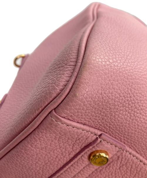 A.D.M.J.（エーディーエムジェイ）A.D.M.J. (エーディーエムジェイ) ハンドバッグ ピンクの古着・服飾アイテム