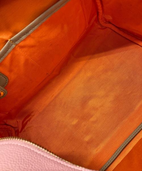 A.D.M.J.（エーディーエムジェイ）A.D.M.J. (エーディーエムジェイ) ハンドバッグ ピンクの古着・服飾アイテム