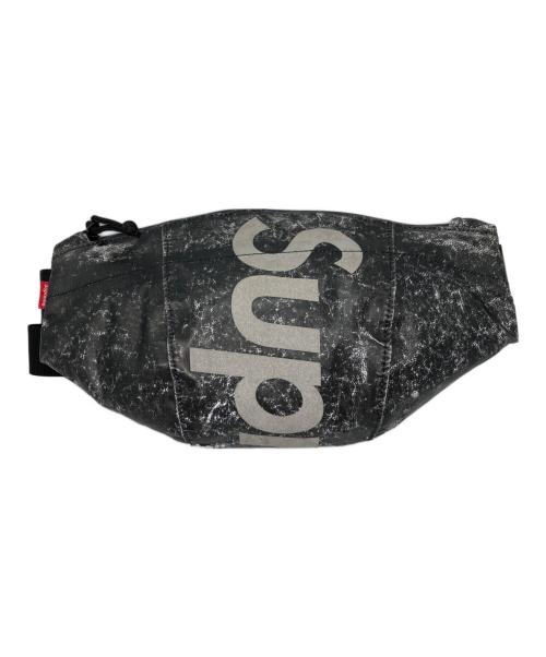 SUPREME（シュプリーム）Supreme (シュプリーム) ウォータープルーフリフレクティブウエストバッグ ブラックの古着・服飾アイテム
