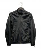 Collectiveコレクティブ）の古着「レザージャケット」｜ブラック