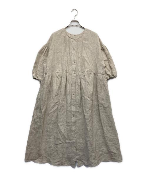 TSUHARU by samansa Mos2（ツハル バイ サマンサモスモス）TSUHARU by Samansa Mos2 (ツハル バイ サマンサモスモス) ワンピース ベージュ サイズ:Mの古着・服飾アイテム