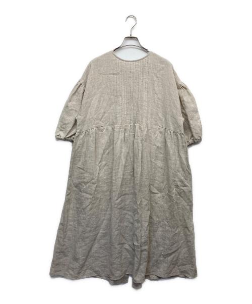 TSUHARU by samansa Mos2（ツハル バイ サマンサモスモス）TSUHARU by Samansa Mos2 (ツハル バイ サマンサモスモス) ワンピース ベージュ サイズ:Mの古着・服飾アイテム